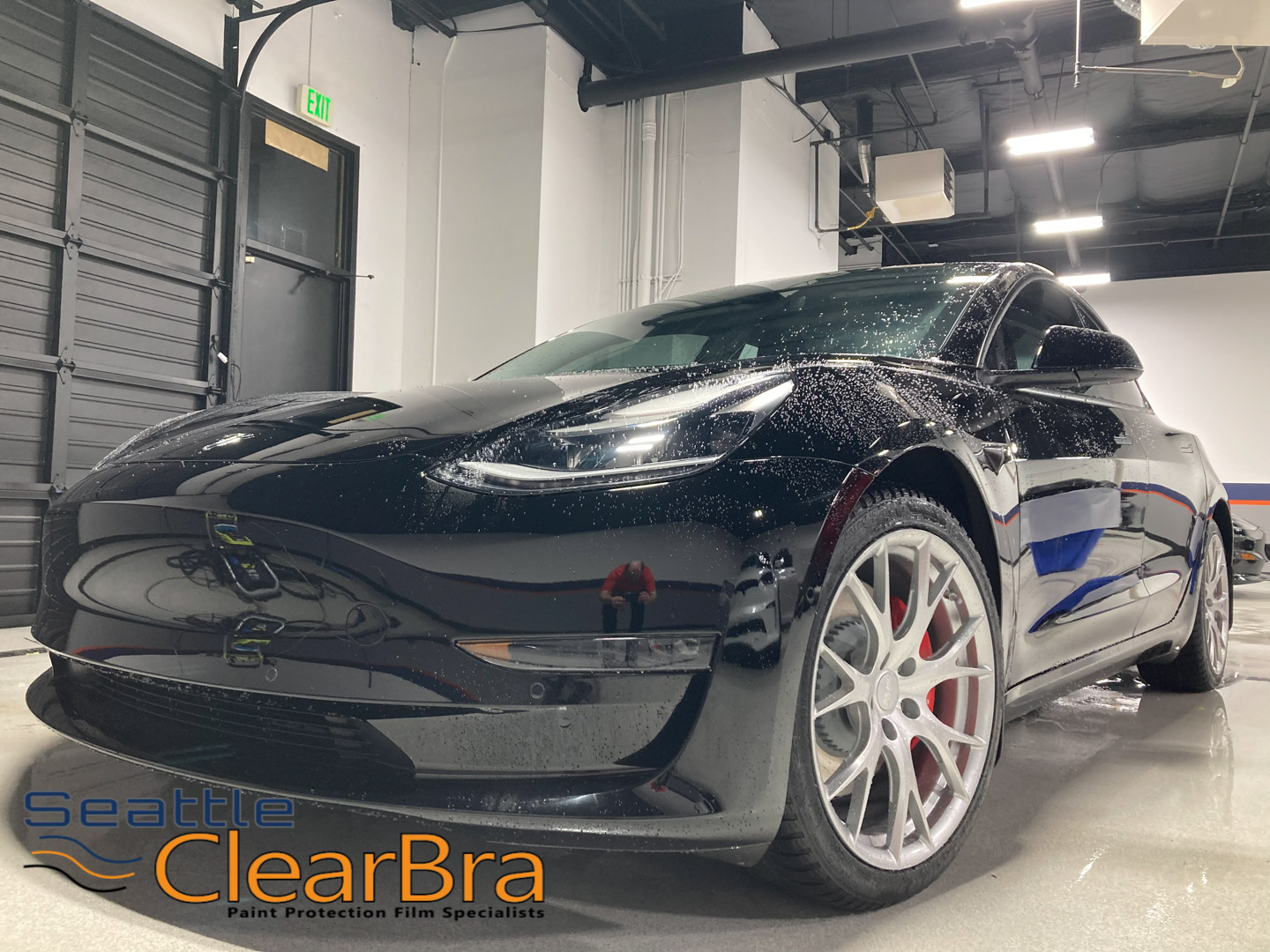 Installing Colored PPF on Tesla Model 3  GSWF Colored Paint Protection  Film 